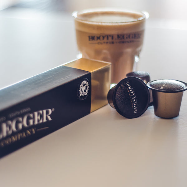 Bootlegger Coffee Sleeve - 10 Nespresso compatible coffee capsules