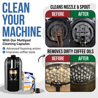 Caffenu Multipod Coffee Machine Cleaning Capsules - K-fee & Caffitaly compatible