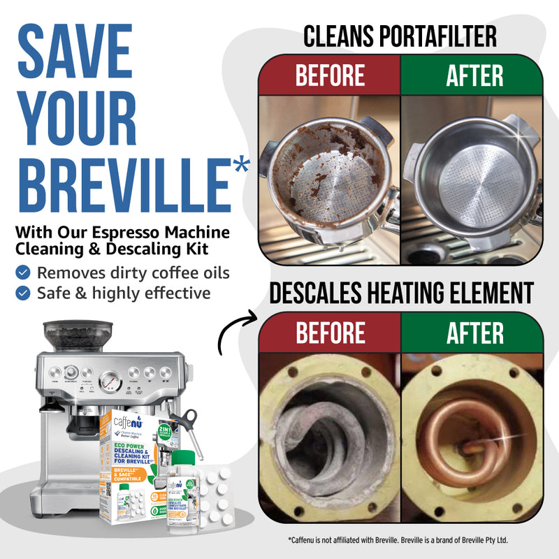 Caffenu Cleaning and Descaling Kit for Breville