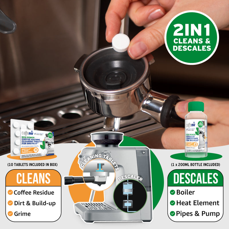 Caffenu Cleaning and Descaling Kit for Breville