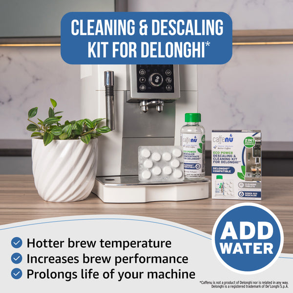 Caffenu Cleaning and Descaling Kit for Delonghi