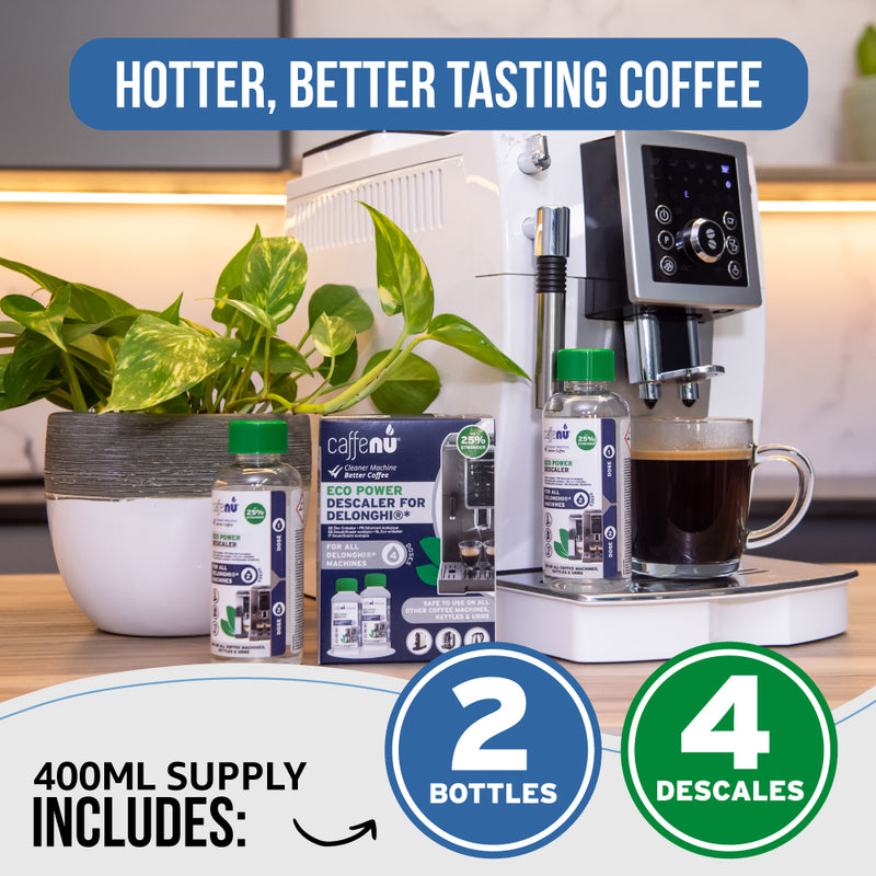 Caffenu Eco Descaler for Delonghi - Value pack (4 Uses)