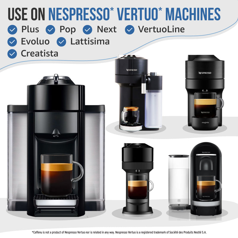 Caffenu Eco Descaler for Nespresso Vertuo - Value pack (4 Uses)