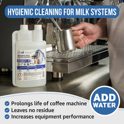 Caffenu Universal Coffee Machine Milk System Cleaner - 1000ml