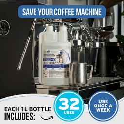Caffenu Universal Coffee Machine Milk System Cleaner - 1000ml