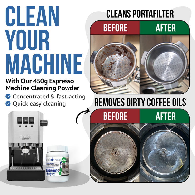 Caffenu Espresso Coffee Machine Cleaning Powder-450g