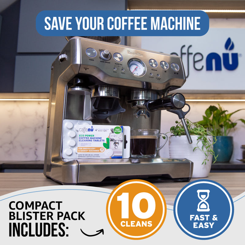 Caffenu Eco Power Coffee Cleaning Tablets for Breville Espresso machines
