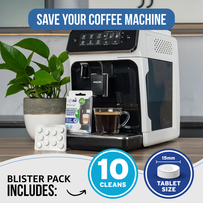 Caffenu Universal Coffee Machine Cleaning Tablets
