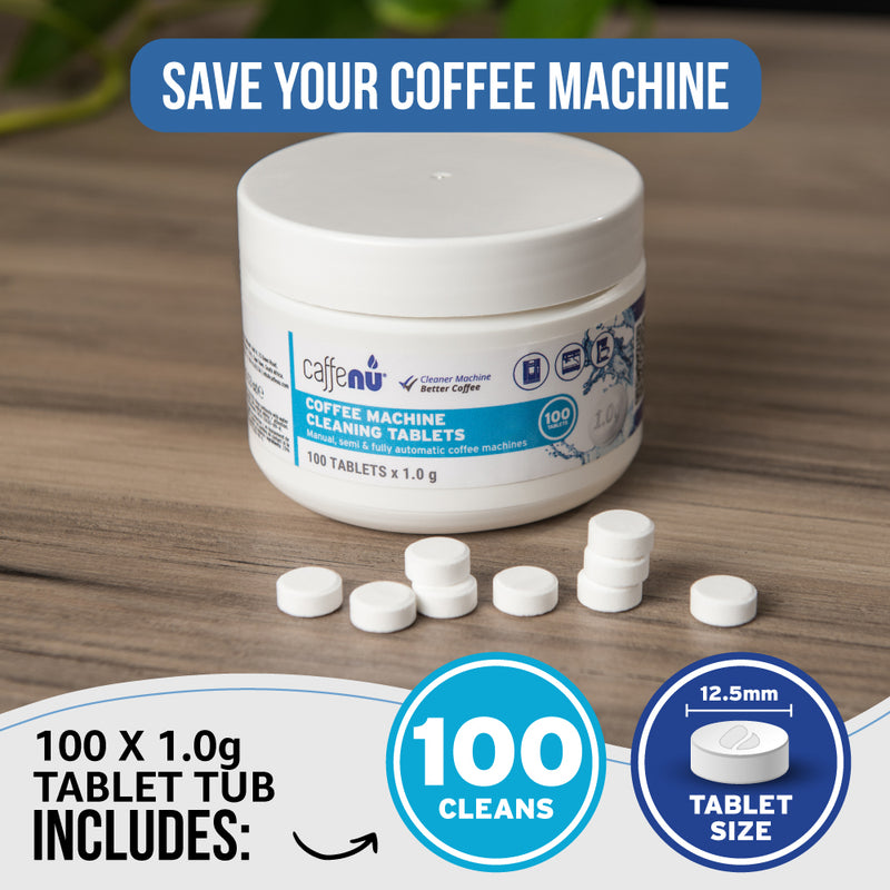 Caffenu Espresso Coffee Machine Cleaning Tablets (1.0 g)