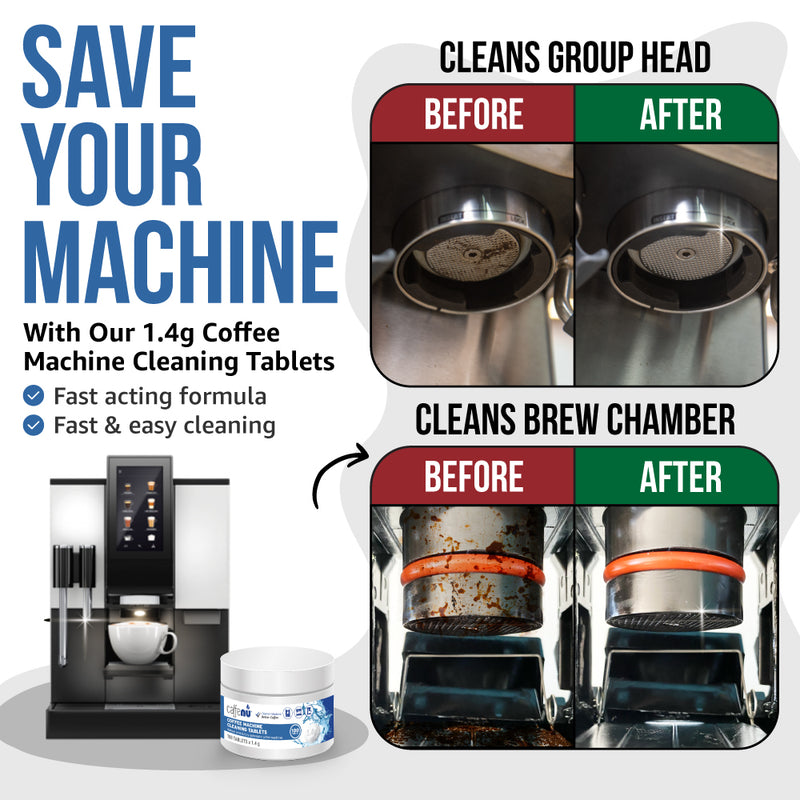 Caffenu Espresso Coffee Machine Cleaning Tablets (1.4 g)