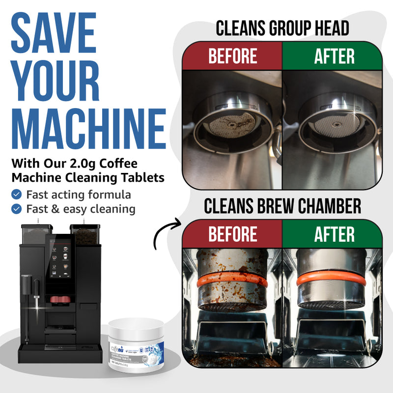 Caffenu Espresso Coffee Machine Cleaning Tablets (2.0 g)
