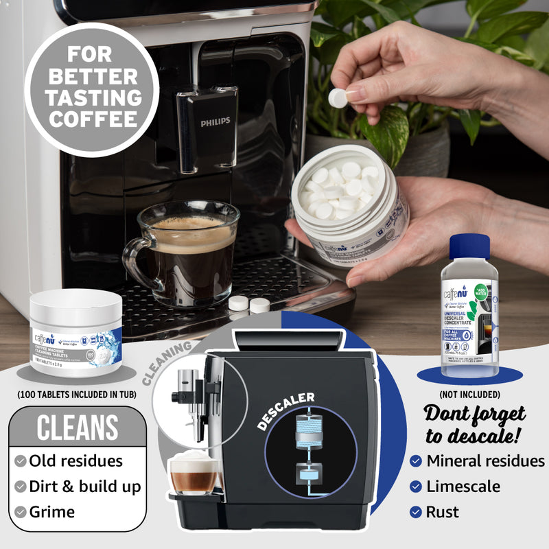 Caffenu Espresso Coffee Machine Cleaning Tablets (2.0 g)