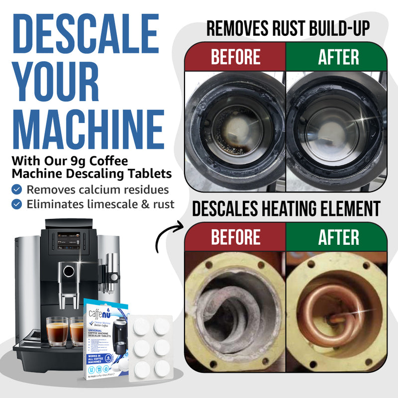 Caffenu Universal Descaling Tablets for Coffee Machines