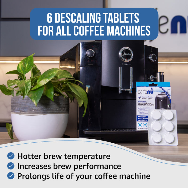 Caffenu Universal Descaling Tablets for Coffee Machines