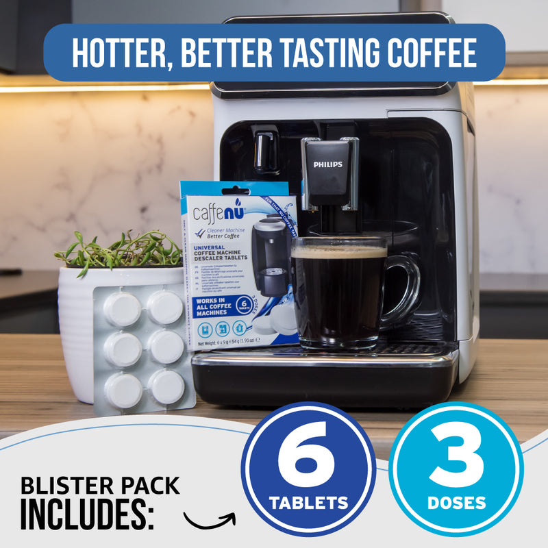 Caffenu Universal Descaling Tablets for Coffee Machines