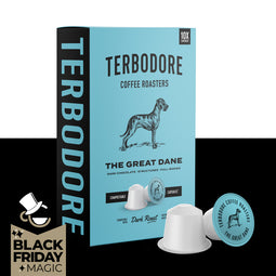 Terbodore The Great Dane – 10 Compostable Nespresso compatible coffee capsules thumbnail