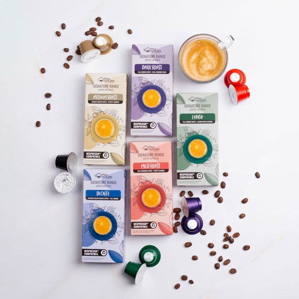 Variety Pack - 50 Nespresso compatible coffee capsules