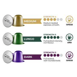 Signature Bestseller Bundle - 100 Nespresso Compatible Coffee Capsules