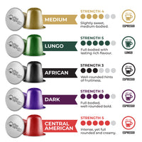 Coffee Collection Favourites - 100 Nespresso compatible coffee capsules