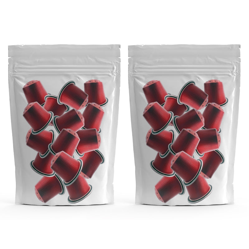 Importers Premium Bulk Capsules - 40 Aluminium Nespresso compatible coffee capsules
