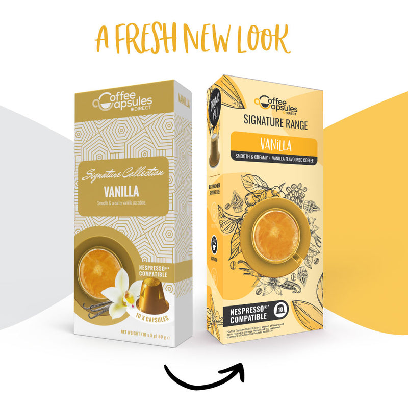 Vanilla Coffee - 10 Nespresso compatible coffee capsules