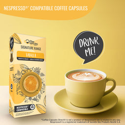 Vanilla Coffee - 10 Nespresso compatible coffee capsules