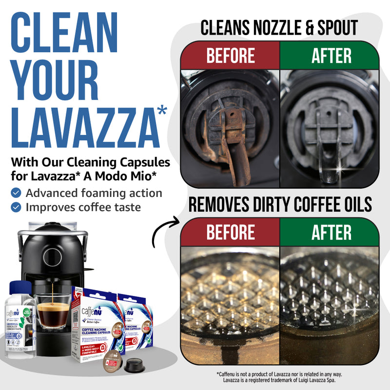 Caffenu Coffee Machine Cleaning Kit - Lavazza A Modo Mio compatible