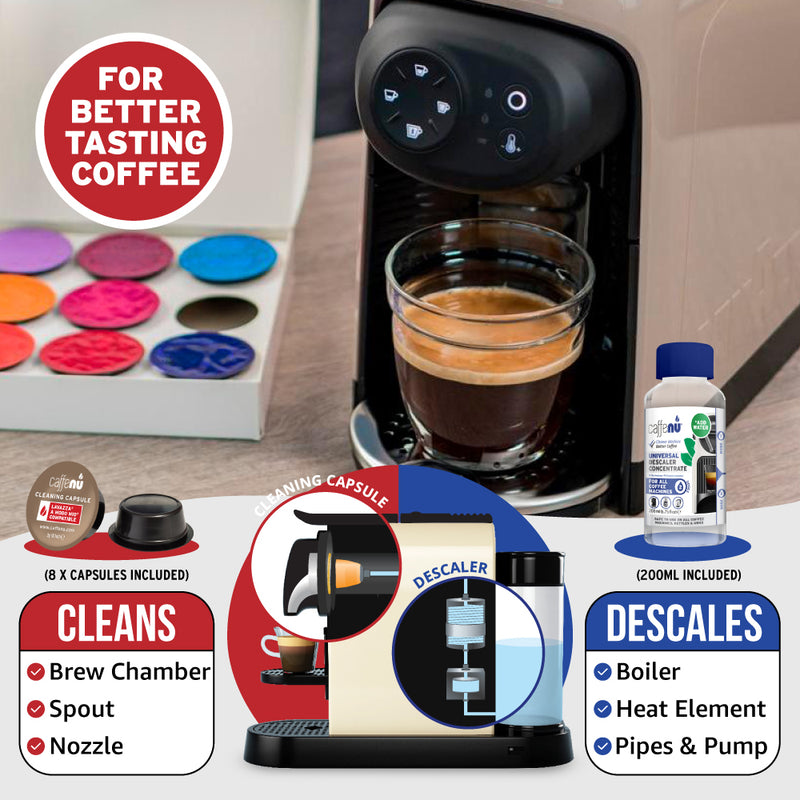 Caffenu Coffee Machine Cleaning Kit - Lavazza A Modo Mio compatible