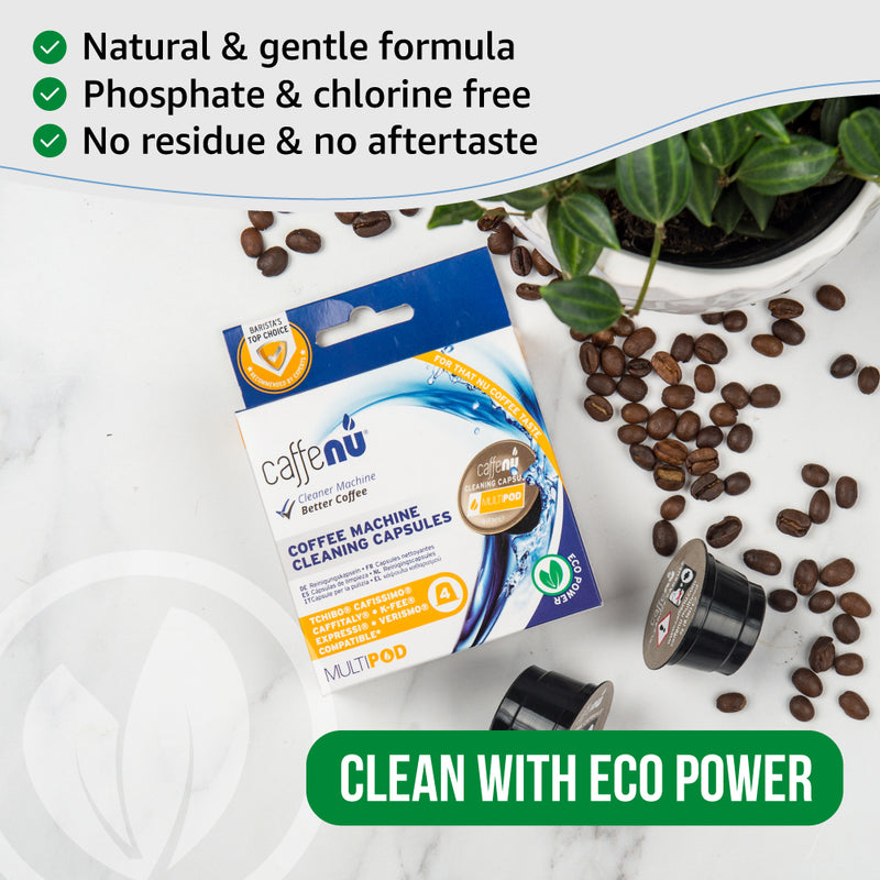 Caffenu Multipod Coffee Machine Cleaning Kit - K-fee & Caffitaly compatible