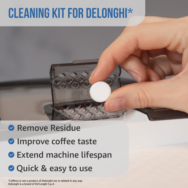 Caffenu Cleaning and Descaling Kit for Delonghi