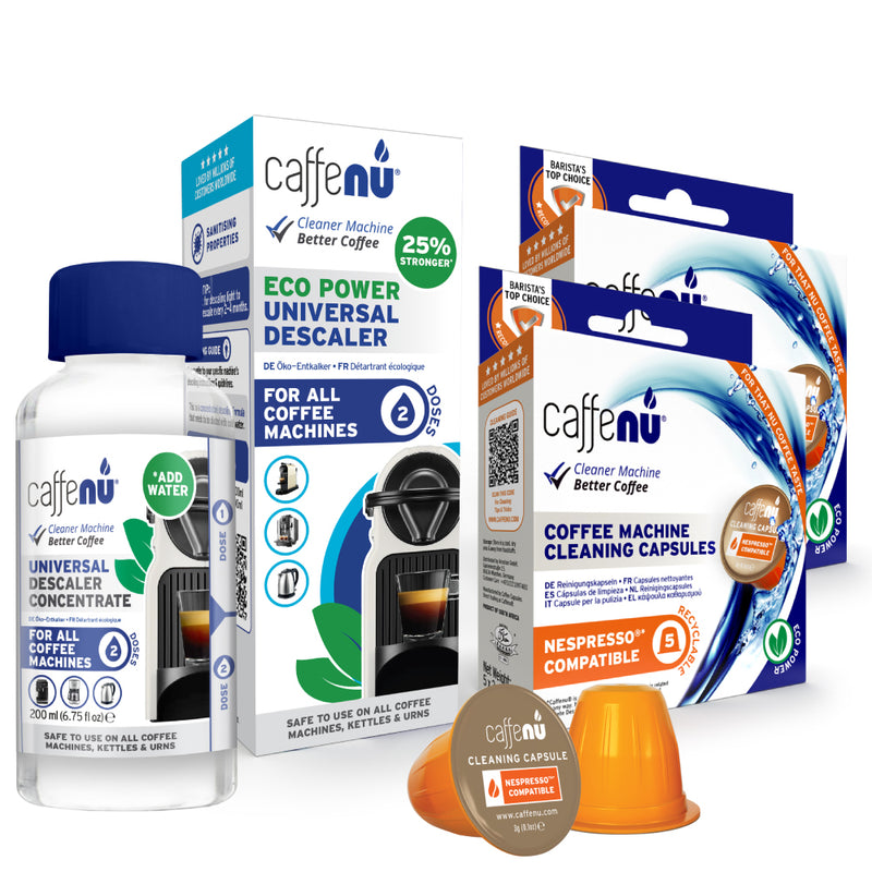 Caffenu Coffee Machine Cleaning Kit - Nespresso compatible