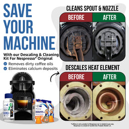 Caffenu Coffee Machine Cleaning Kit - Nespresso compatible