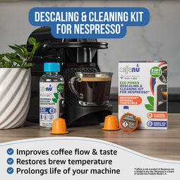 Caffenu Coffee Machine Cleaning Kit - Nespresso compatible
