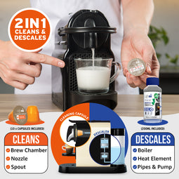 Caffenu Coffee Machine Cleaning Kit - Nespresso compatible