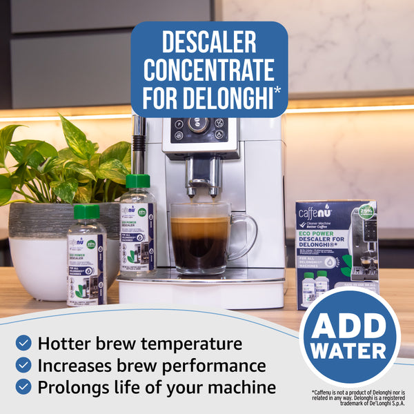 Caffenu Eco Descaler for Delonghi - Value pack (4 Uses)