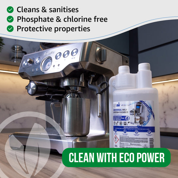 Caffenu Universal Coffee Machine Milk System Cleaner - 1000ml