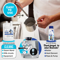 Caffenu Universal Coffee Machine Milk System Cleaner - 1000ml