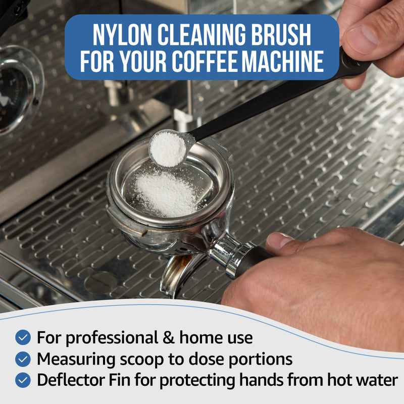 Caffenu Espresso Coffee Machine Group Head Cleaning Brush + Extra Head