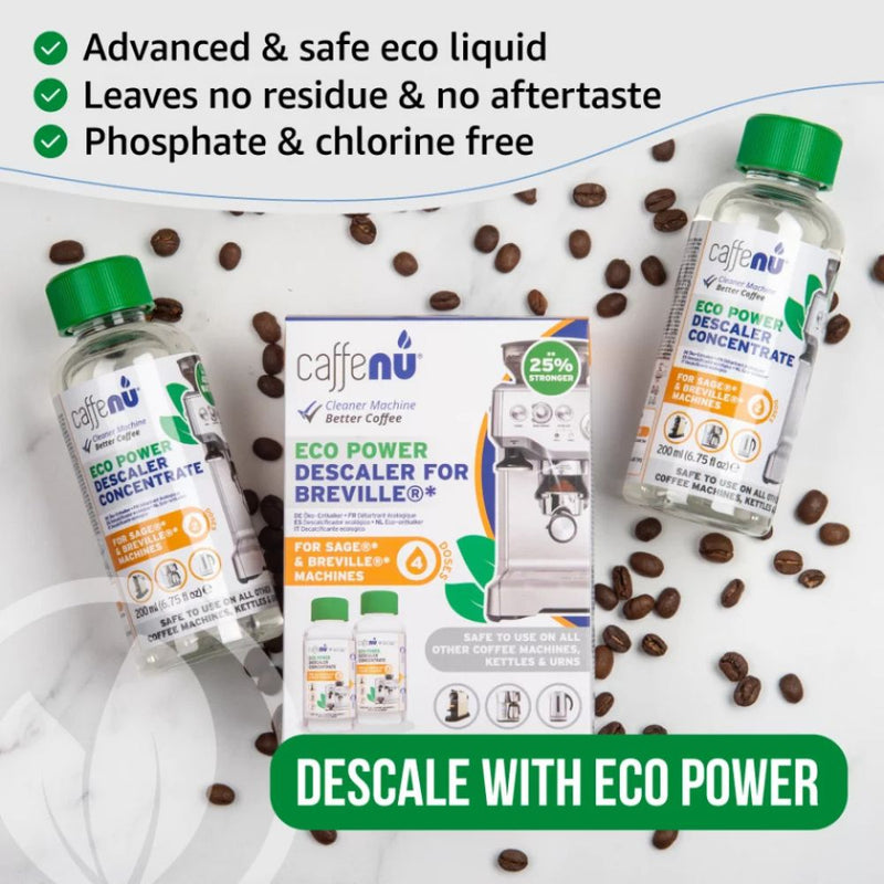 Caffenu Eco Descaler for Breville and Sage - Value pack (4 Uses)