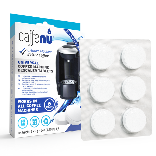 Coffee machine descaling tablets hot sale