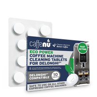 Caffenu Eco Power Coffee Cleaning Tablets for Delonghi Espresso machines