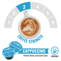 Gimoka Cappuccino - 16 Nescafe Dolce Gusto compatible coffee capsules