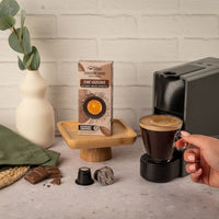 Choc Hazelnut Coffee & Syrup Bundle - 40 Nespresso compatible coffee capsules