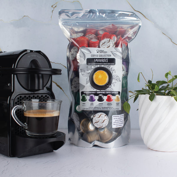 Coffee Collection Favourites - 100 Nespresso compatible coffee capsules