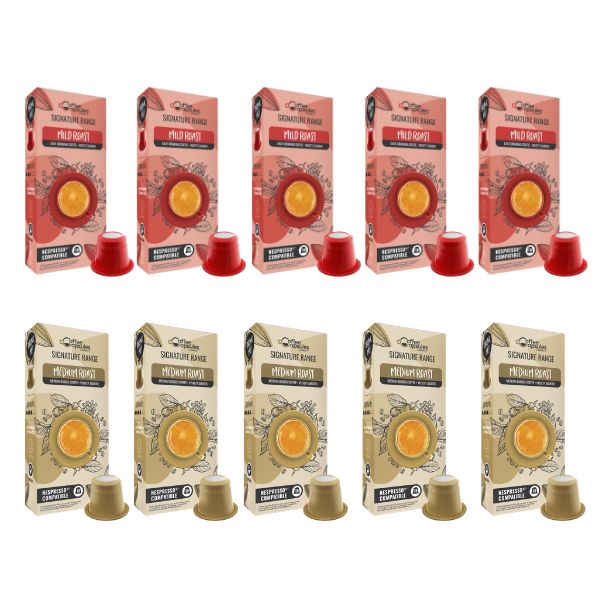 Coffee Capsules Direct's Lovers bundle - 100 Nespresso Compatible coffee capsules