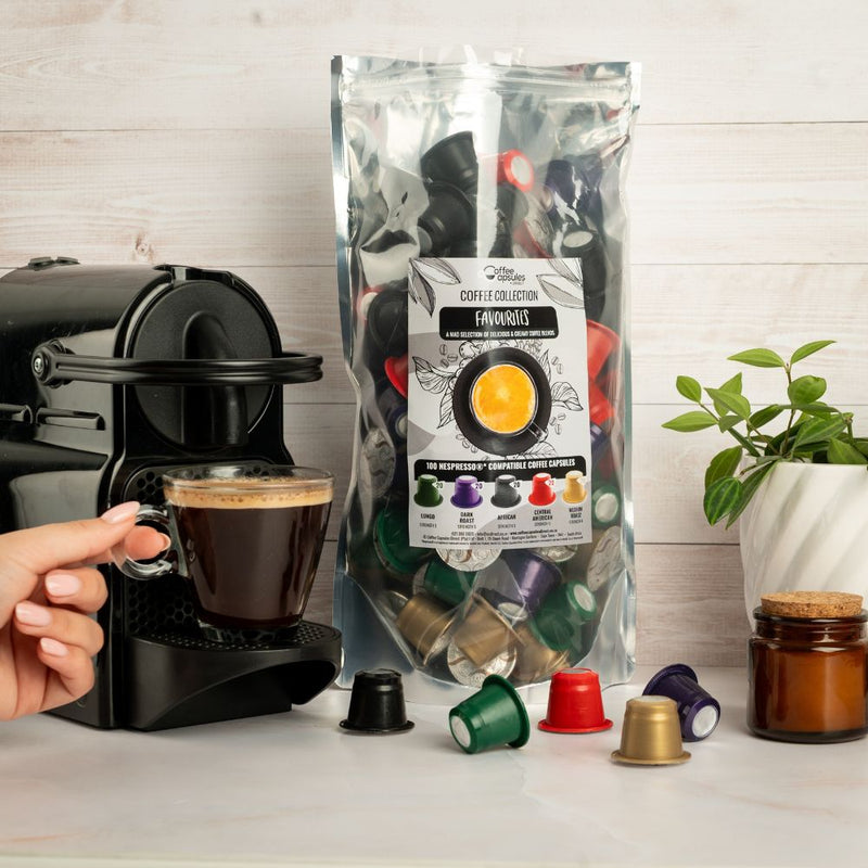 Coffee Collection Favourites - 100 Nespresso compatible coffee capsules