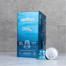 Lavazza Decaffe Maxi Pack – 30 Aluminium Nespresso compatible coffee capsules