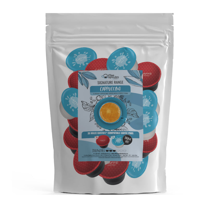 Signature Bulk Cappuccino - 38 Nescafe Dolce Gusto compatible coffee capsules