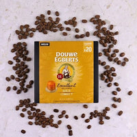 Douwe Egberts Excellence Gold - Aluminium Nespresso compatible coffee capsules (20 Pack)