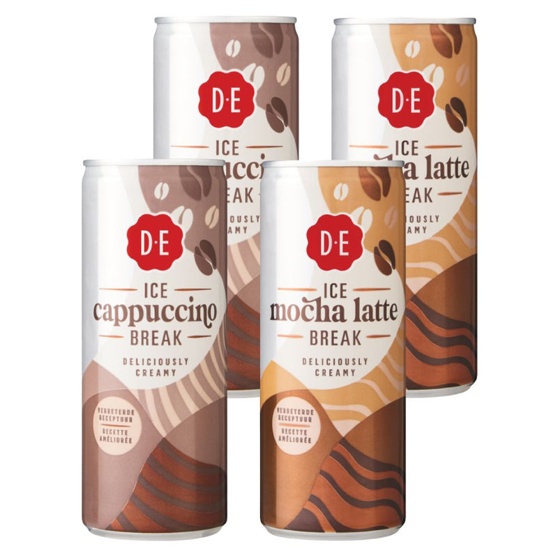 Douwe Egberts Iced Coffee Mix - 4 RTD cans